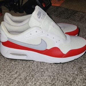 Nike Air Red and White Max Sneakers Size 11.5 BRAND new. No Shoe Strings.